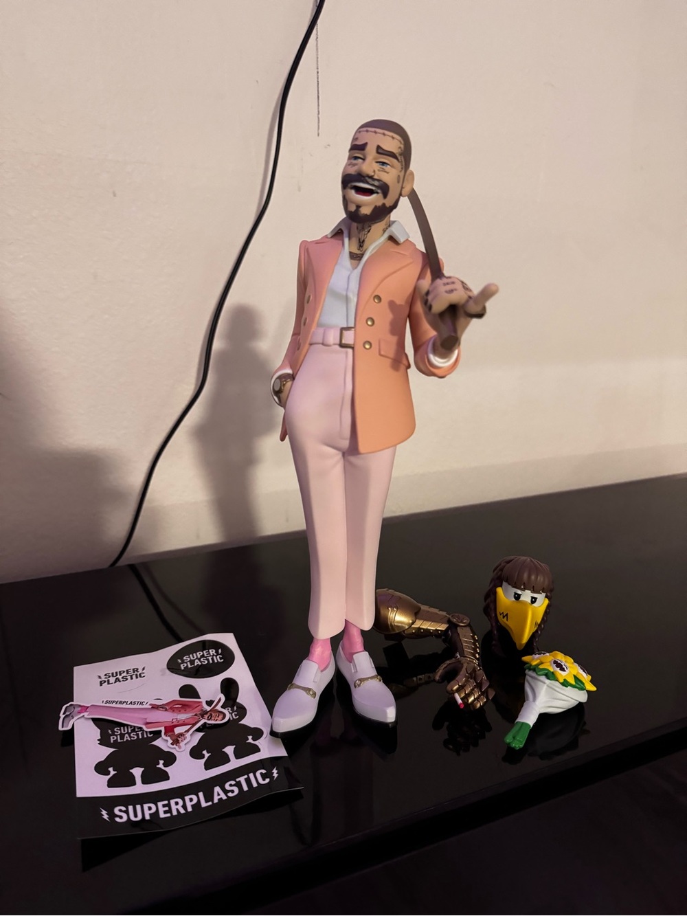 SuperPlastic x Post Malone Limited Edition Figute